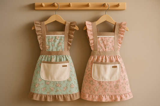 Charming Floral Cooking Apron