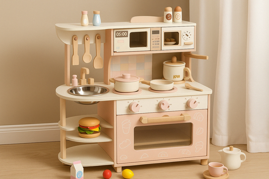 Lil' Chef's Dream: Wooden Kitchen
